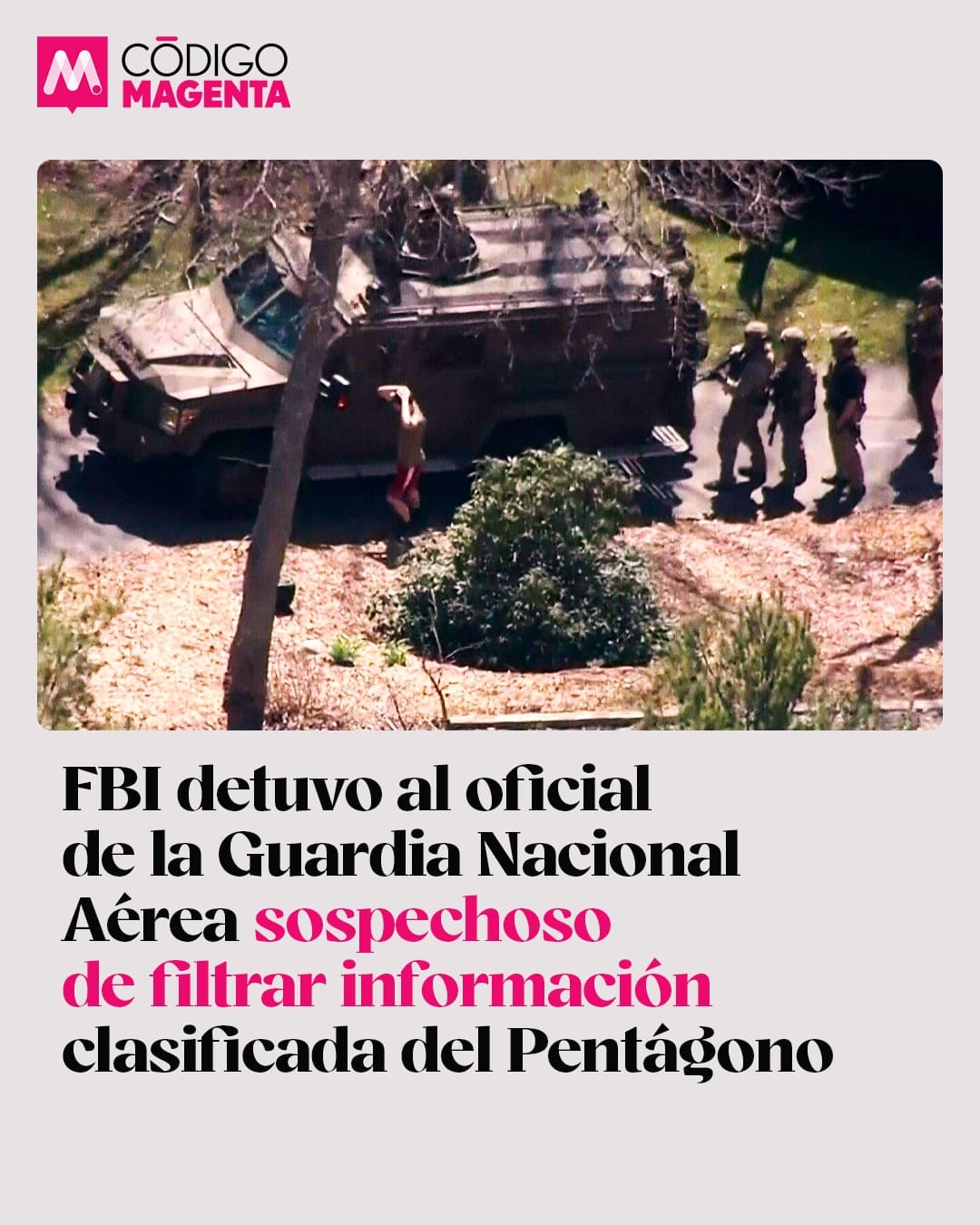 Fbi Detuvo Al Oficial De La Guardia Nacional A Rea Sospechoso De