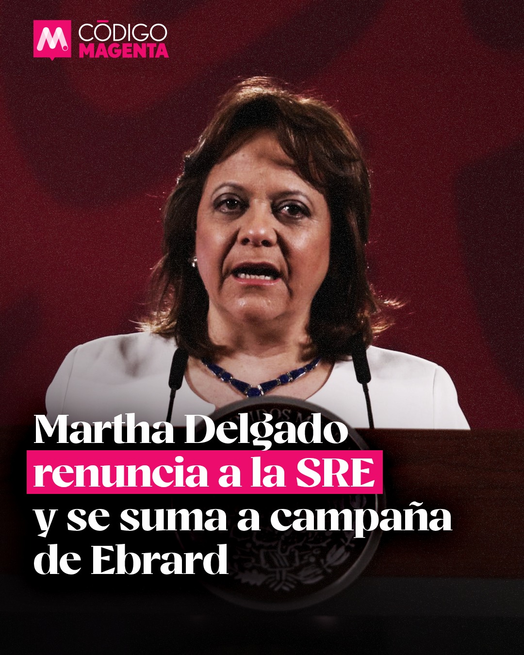 Martha Delgado Renuncia A La Sre Y Se Suma A Campa A De Ebrard C Digo