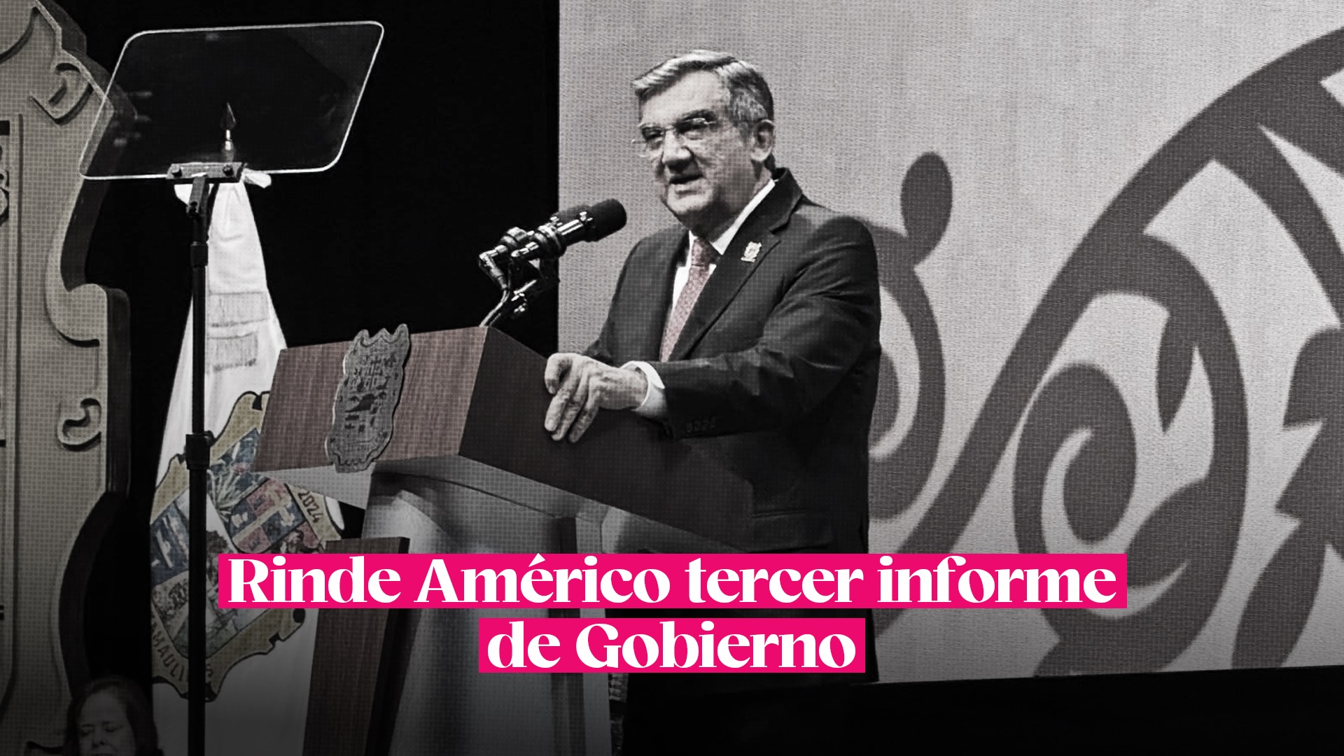 Rinde Américo tercer Informe de Gobierno - Código Magenta